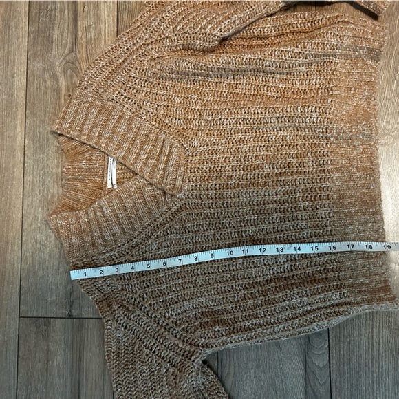Anthropologie S wool blend Honore Sweater camel colour - Picture 7 of 8